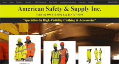 Desktop Screenshot of americansafetysupply.com